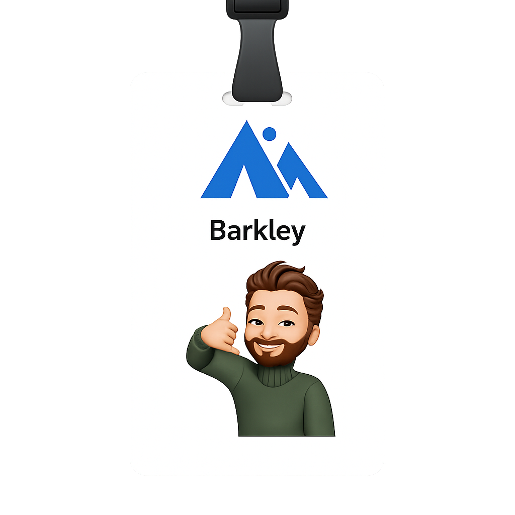 Barkley badge front